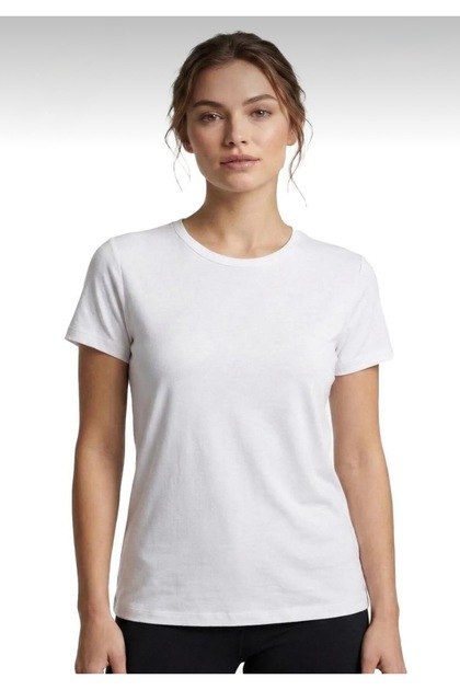 Kadın Bambu Ultra Yumuşak Basic T-SHİRT