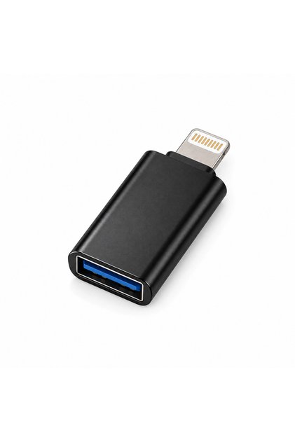 USB 3.0 Lightning Otg Adapter Compatible with iPhone and iPad Flash Drive and Memory Card Reader