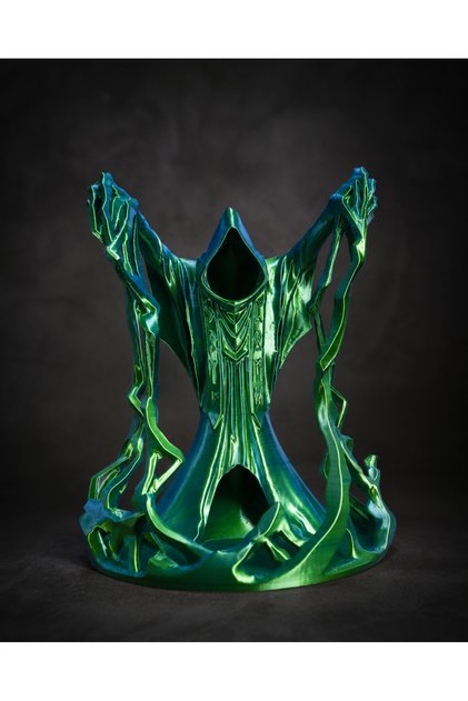 Soulkeeper Ruh Muhafızı Zar Kulesi – Yeşil Mavi Silk PLA – ( 7’li Frp Zar Seti Hediyeli )