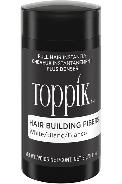 Hair Building Fibers, White 3 g