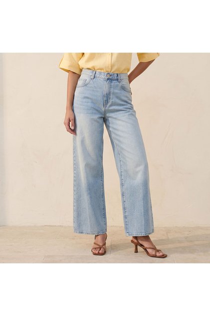 RIBCAGE HW STRAIGHT LEG DENIM