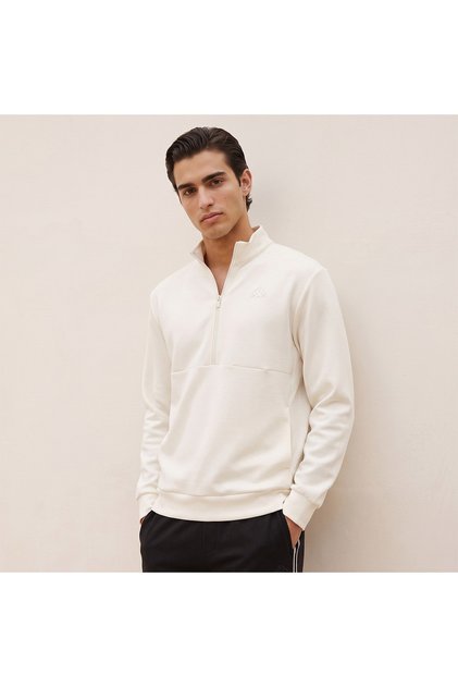 MEN HALF ZIP SWEAT
