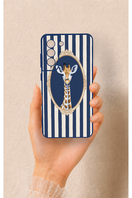 Samsung-S21Fe Compatible Giraffe Patterned Silicone Case