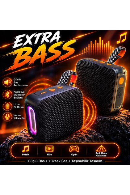 BLUETOOTH SES TOPU YÜKSEK KALİTE BASSLI KÜÇÜK BOY