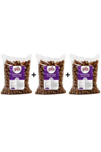 Bi’kıtırdat Kabuklu Fındık 1000 g x 3