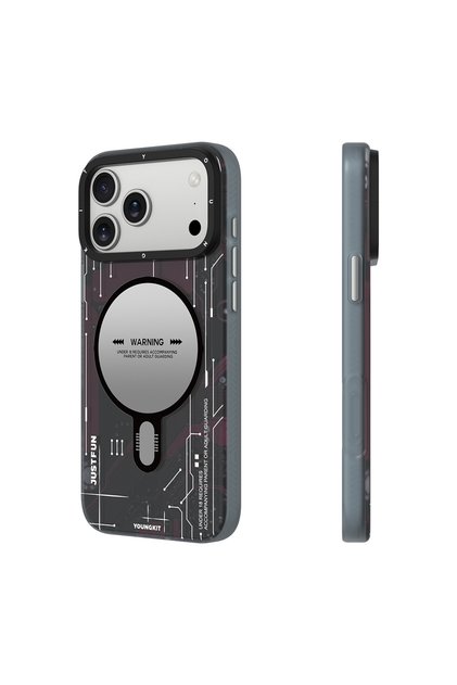 iPhone 18 Pro Max Case with M-Safe Feature, Camera Inspection Button Technology Series Red