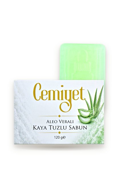 Aloe Vera Rock Salt Soap Aloe Vera Extract Face and Body Soap 120 g