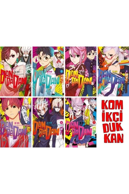 DANDADAN 1-2-3-4-5-6-7 SET (KD 7 KİTAP GEREKLİ ŞEYLER MANGA SET – AYRAÇ+POSTER HEDİYELİ)