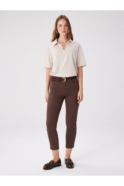 Slim Fit Coton Parça Boya Pantolon W27PNT004