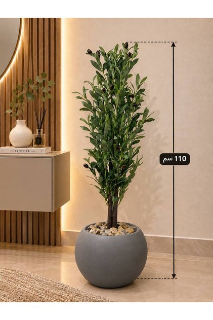 Artificial Olive Tree 110 cm with Maccony Root