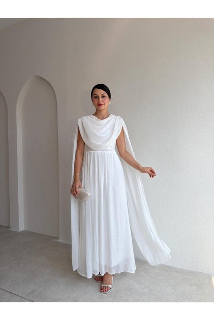 Rochie Maxi ZUZANNA 9069 - Albă