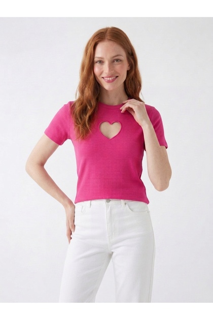 Hearted Pink T-Shirt