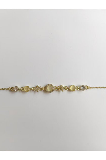 Gold Embellished Charm Bracelet