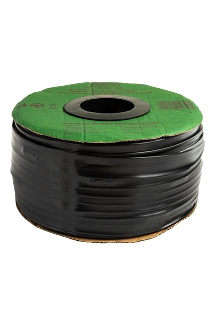 Furtun de irigare prin picurare, Ø16mm, distanță între emițătoare 40cm, debit 4L/h, lungime 200m, picurare dublă
