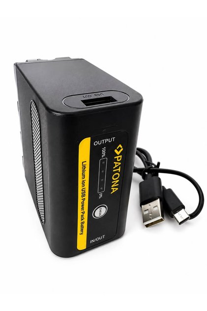 F970 NP-F970D 7800mAh USB-C Şarjlı Kamera Bataryası