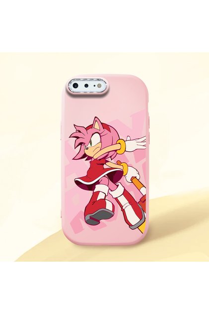 Pink Silicone Case with Shock-Absorbing Camera Protections Compatible with iPhone 7 Plus/8 Plus