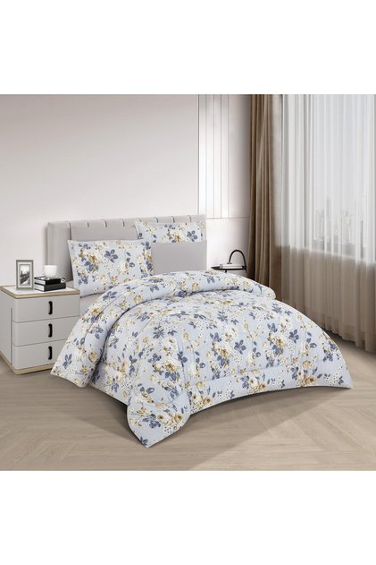 Floral Reversible Comforter King Set