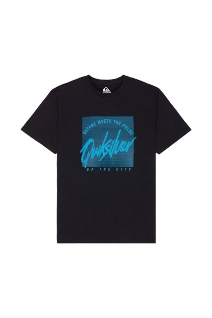 Retro Mood Erkek Siyah Outdoor T-Shirt EQYZT08261-11783