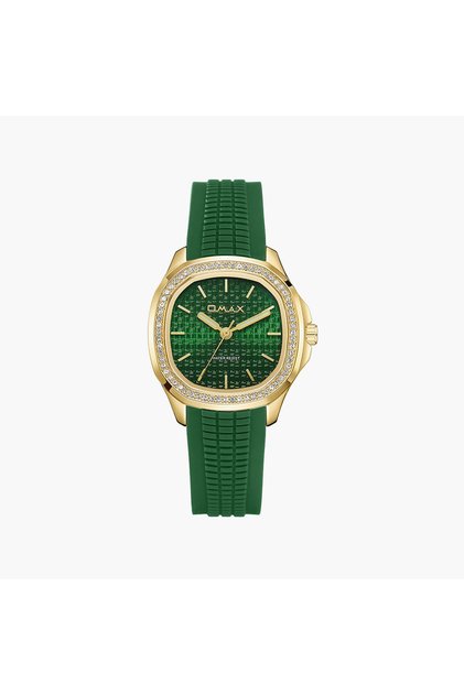 Women's Analog Round 32 MM Strap Buckle Watch | SQ-BSS004GDWI3