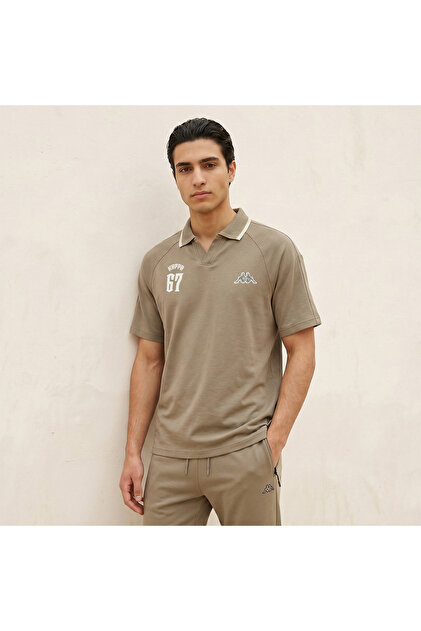 MEN OPEN NECK COLLAR POLO