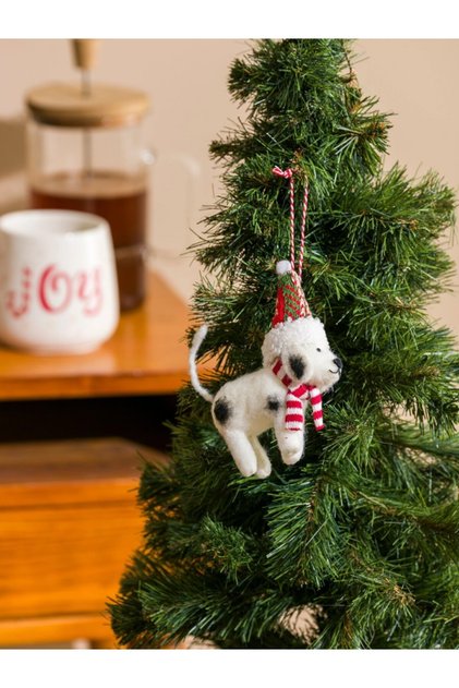 LCW HOME Köpek Figürlü Ağaç Süsü 13 Cm (3'lü Takım)