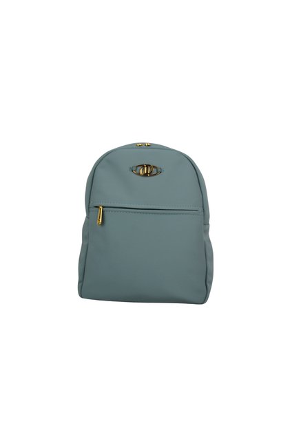 Dukidaso Blue Velvet Detailed Stylish and Modern Casual Women's Backpack | Summer Mt1541 Blue Single Compartment