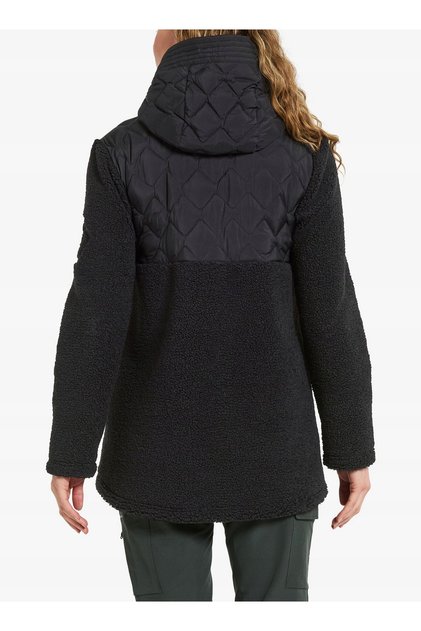 Jachetă hibridă pentru femei Didriksons Bibi Fullzip 2 - negru 40 (L)