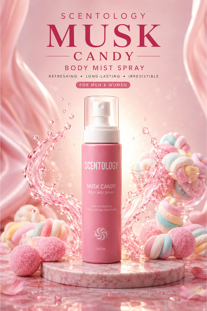 Musk Candy Body Mist Spray 200ML