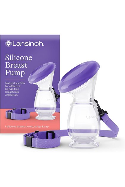 Laboratories Inc. UK, Transparent Silicone Manual Breast Pump Collector For Breastmilk