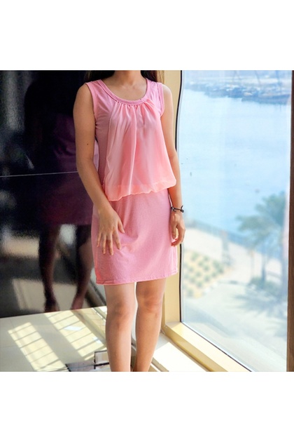 Women's Pink Mini Dress