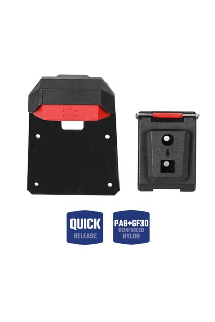 WP281079 Smart Clip Bel Tipi Alet Çantası Hızlı Tak-Çıkar Kemer Klipsi + Çanta Bağlantı Adaptörü