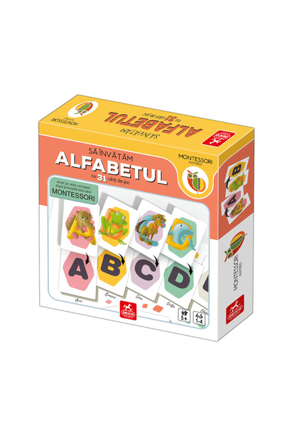 Jocul de învățare a alfabetului – Joc educativ Montessori