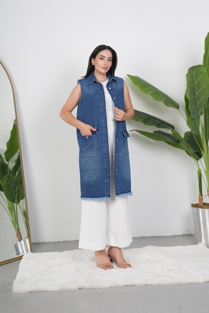 Kejan Vest with Pockets
