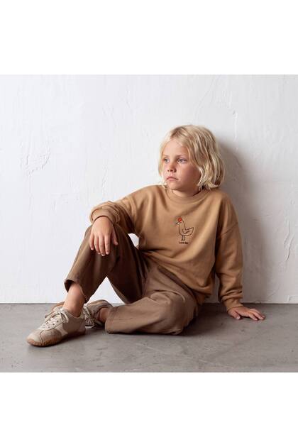 Laciel Paris Coffee Pants and Coffee Sweatshirt Set