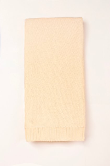 100% Cotton Knitwear Baby Blanket - Thessaloniki Knitted Soft Baby Stroller and Crib Cover