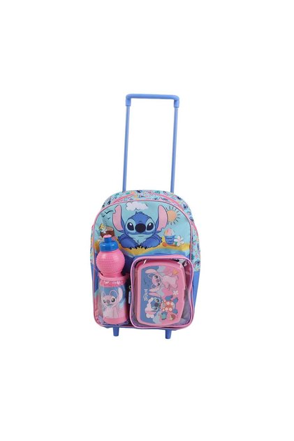 Stitch 3-in-1 School Trolley Bag 14 Inches