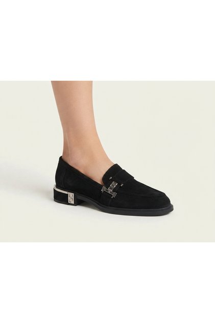 Genuine Leather Suede Buckle Casual Women's Shoes