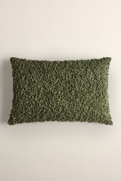 Dikdörtgen bukle kırlent kılıfı 60 x 40 cm