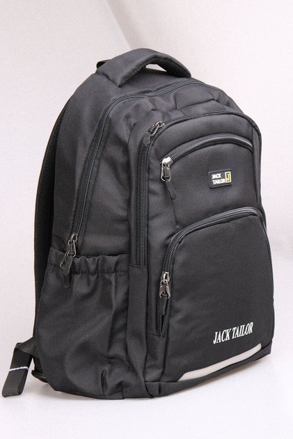 Backpack with Water Bottle Pocket and Zipper - 26O 9060