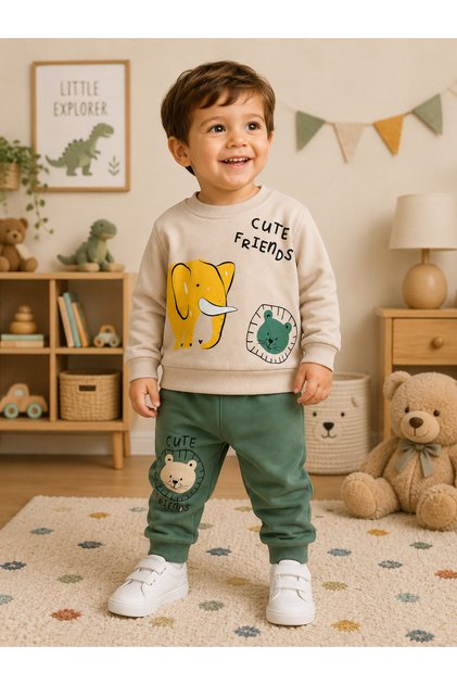 Filli Printed Seasonal Boys' 2-Piece Set 1-4 Years Old