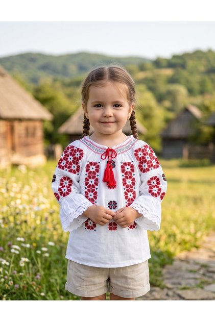 IE TRADITIONALA cu broderie Crina
