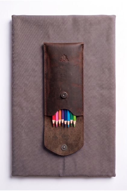 100% Genuine Leather Wi̇wo Model Lux Pencil Case Pen Holder
