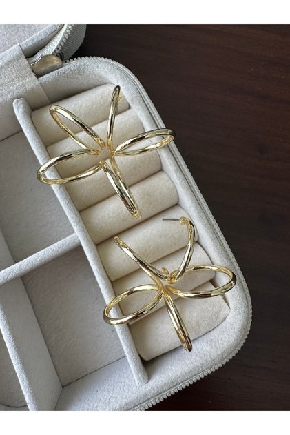 Gold Spiral Küpe