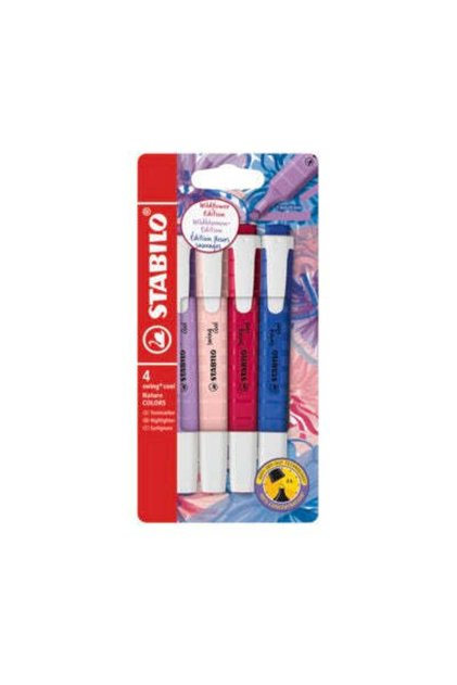 Marker text swing cool NatureCOLORS Wildflower, 4 culori / set