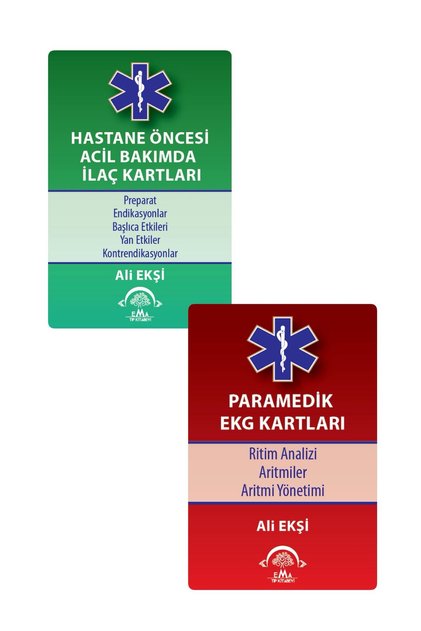 Hastane Öncesi Acil Bakımda İlaç Kartları & Paramedik Ekg Kartları
