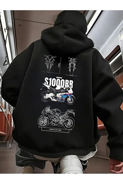Oversize Zippered Snow Mask Hoodie – Unisex
