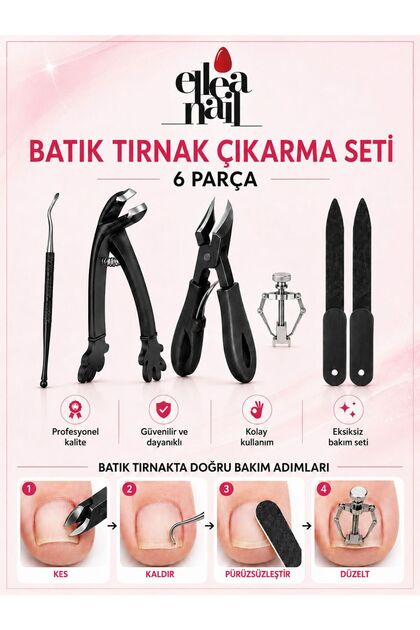 Ingrown Nail Removal Set 6 Pieces
