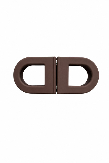 Stylish Brown D Shape Hair Clip for Women Daily and Special Use