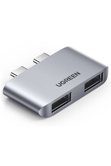 Adaptor CM413, 2x USB-C la 2x USB 3.0 (gri)