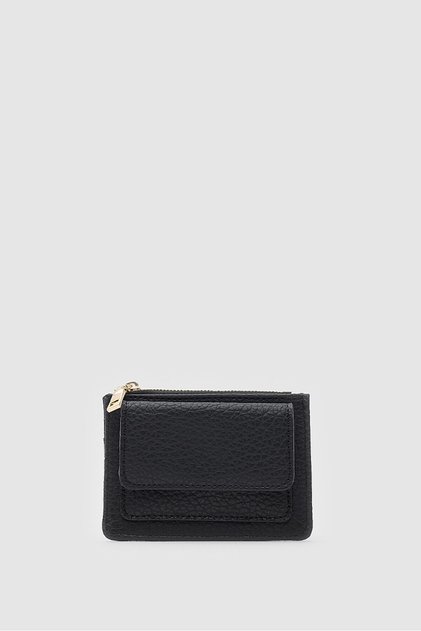 Ciel women's card holder with coin pocket - black